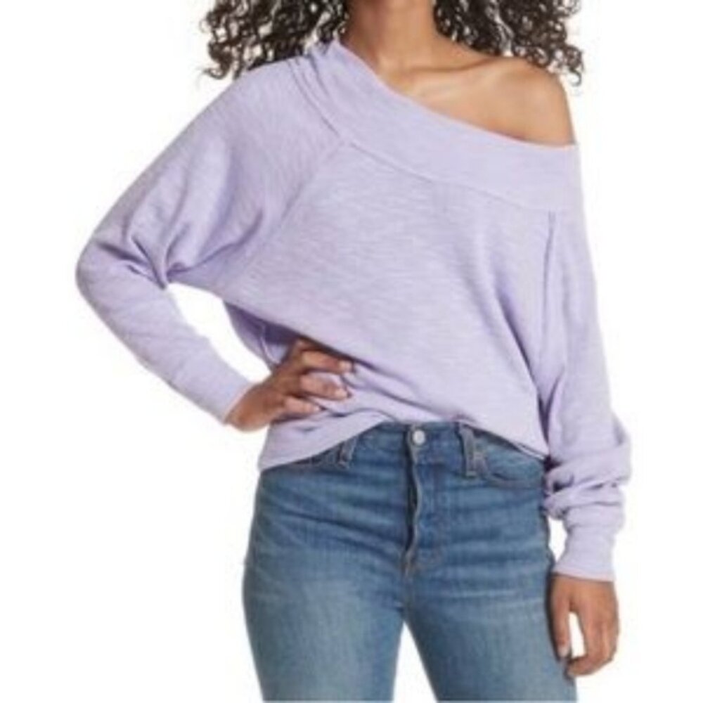FREE PEOPLE Palisades Off The Shoulder Top Size Large